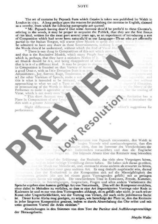 Corydon - Score and Parts