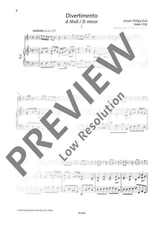 Divertimento in D minor