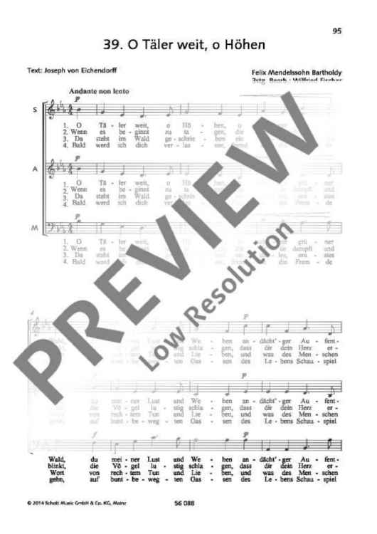 O Täler weit, o Höhen
