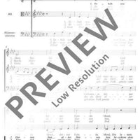 Vier Choralsätze - Choral Score