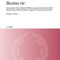 Beatus vir - Choral Score