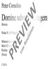 Domine salvum fac regem - Choral Score