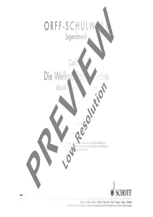 The Christmas Story - Score