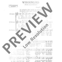 Sechs Lieder - Choral Score