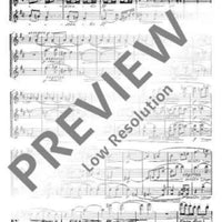 Trio D Major - Full Score