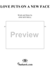 Love Puts On A New Face