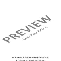 Ultima speranza - Score and Parts