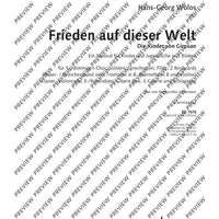 Frieden auf dieser Welt - Piano Reduction