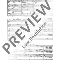 Bläserquintett B flat major - Score and Parts