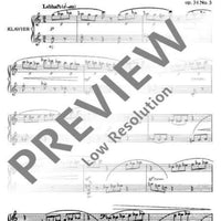 Drei Porträtstudien - Score