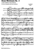Brass Minimusic No. 2 - Score