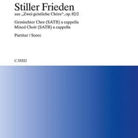 Stiller Frieden - Choral Score