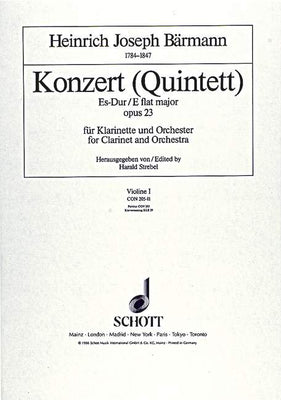 Concert (Quintet) Eb major - Violin 1