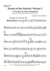 Hymns of the Nativity: Vol. 2 for 2 Violins and Piano - Optional Cello (for Violin 2)