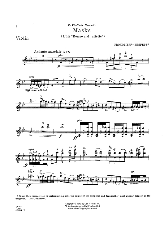 Masks - from the Ballet Romeo and Juliette