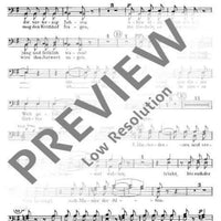 Weinlein, nun gang ein - Bass I/ii