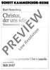 Christus, der uns selig macht - Choral Score