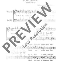 Das Weihnachtskonzert - Choral Score