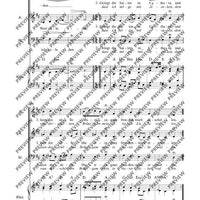Wie schön leuchtet der Morgenstern - Score