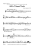 Aria: Without Words - Alto Saxophone 2
