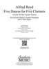 Five Dances for Five Clarinets - Solo Eb Soprano Clarinet