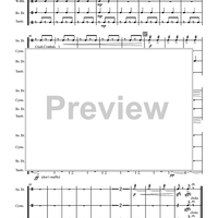 Five Dances for Five Clarinets - Percussion