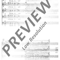 Drei französische Chöre - Choral Score