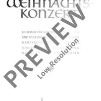 Das Weihnachtskonzert - Choral Score