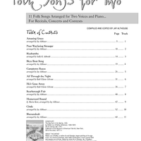 Contents and Notes - Bonus Material