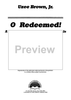 O Redeemed! Solos for Medium-Low Voice