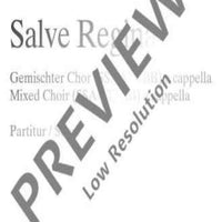 Salve Regina - Choral Score