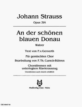 An der schönen blauen Donau - Score
