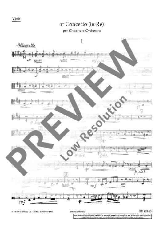 1. Concerto in D - Viola