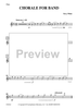 Chorale For Band - Flute