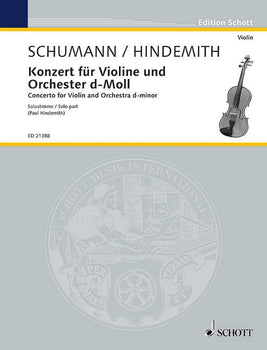 Concerto for Violin and Orchestra in D minor - Violin