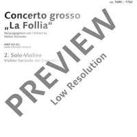 Concerto Grosso - Violin Ii Solo