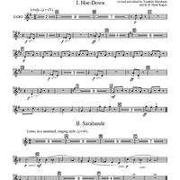 Five Dances for Five Clarinets - Eb Baritone Saxophone