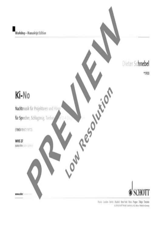 Ki-No - Score
