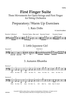 First Finger Suite - Three Movements for Open Strings and First Finger for String Orchestra - Cello