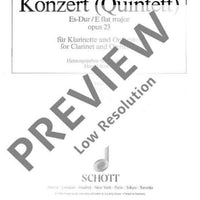 Concert (Quintet) Eb major - Viola