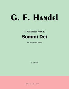 Sommi Dei - from  'Radamisto HWV 12'