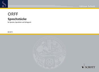 Sprechstücke - Vocal And Performing Score