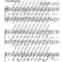 Ein Kind ist uns geboren - Score