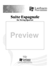 Suite Espagnole - Score