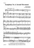 Symphony No. 4, Second Movement - Violin 1
