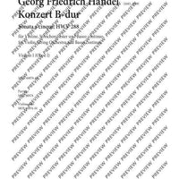 Concerto B-flat major - Set of Parts