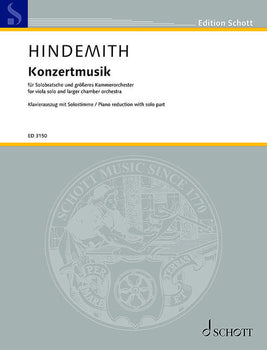 Konzertmusik - Piano Score With Solo Part