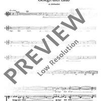 Vier Sätze nach deutschen Volksliedern - Choral Score