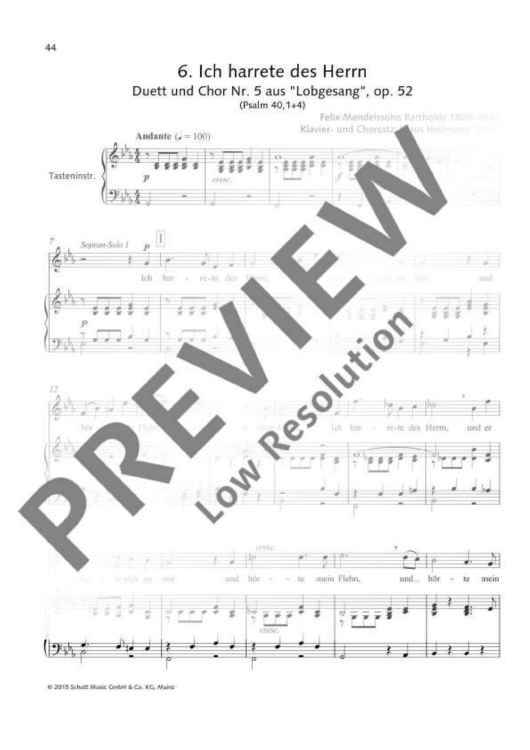 Ich harrete des Herrn