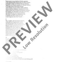 Nachts - Choral Score